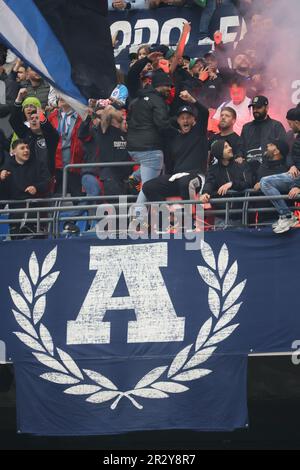 Napoli, Campania, Italia. 21st maggio, 2023. Durante la Serie A Football Match SSC Napoli vs FC Inter il 21 maggio 2023 allo stadio Diego Armando Maradona di Napoli.nella foto: Sostenitori Napoli (Credit Image: © Fabio Sasso/ZUMA Press Wire) SOLO PER USO EDITORIALE! Non per USO commerciale! Credit: ZUMA Press, Inc./Alamy Live News Foto Stock
