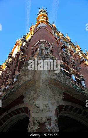 Modernisme, Palau de la Musica Catalana, Sala Concerti, Barcellona, Catalogna, Spagna Foto Stock