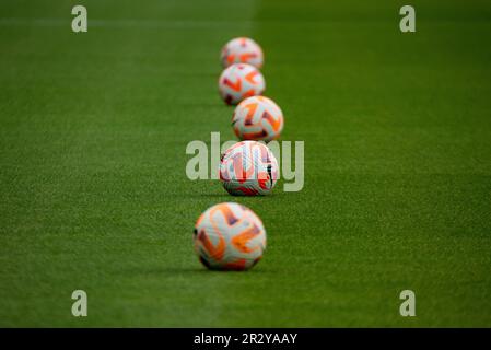 Parigi, Francia. 21st maggio, 2023. La palla ufficiale in vista del campionato francese femminile D1 Arkema tra Parigi Saint-Germain e Olympique Lyonnais (Lione) il 21 maggio 2023 allo stadio Parc des Princes di Parigi, Francia - Foto Antoine Massinon/A2M Sport Consulting/DPPI Credit: DPPI Media/Alamy Live News Foto Stock