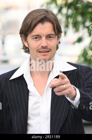 Sam Riley partecipa alla fotocellula per il film Firebrand, durante il Festival del Cinema di Cannes 76th a Cannes, Francia. Data immagine: Lunedì 22 maggio 2023. Il credito fotografico dovrebbe essere: Doug Peters/PA Wire Foto Stock