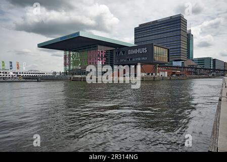 Muziekgebouw aan 't ij e Bimhuis ad Amsterdam Foto Stock