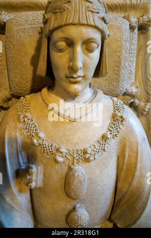 Monumento funebre a Gaston de Foix, Castello Sforzesco Museo Castello, Milano, Lombardia, Italia, Europa Foto Stock