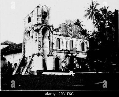 "Pietre tombali storiche di Malacca, per lo più di origine portoghese, con iscrizioni dettagliate e illustrate da numerose fotografie" (1905) Foto Stock