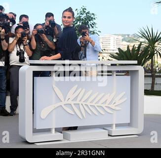 Cannes, Francia. 22nd maggio, 2023. L'attrice svedese Alicia Vikander partecipa alla prima edizione di Firebrand al Festival del cinema di Cannes 76th al Palais des Festivals di Cannes, in Francia, lunedì 22 maggio 2023. Foto di Rune Hellestad/ Credit: UPI/Alamy Live News Foto Stock