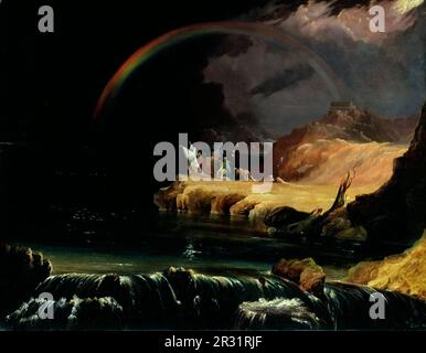 1843 artista: John Martin, seguace di inglese, 1789-1854 Foto Stock
