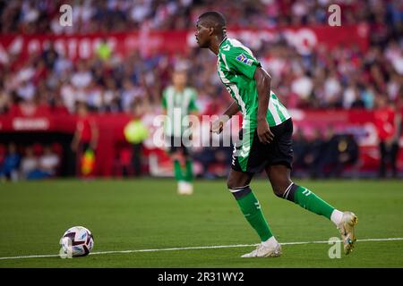 Siviglia, Spagna. 21st maggio, 2023. William Carvalho (14) di Real Betis visto durante la partita di LaLiga Santander tra Sevilla FC e Real Betis a Estadio Ramon Sanchez Pizjuan a Siviglia. (Photo Credit: Gonzales Photo/Alamy Live News Foto Stock