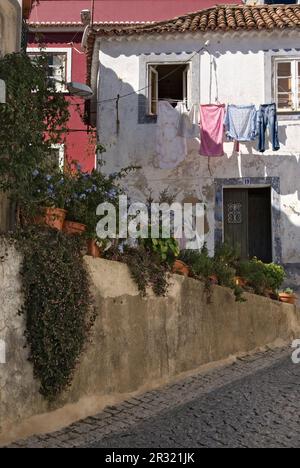 Gasse a Monchique Foto Stock