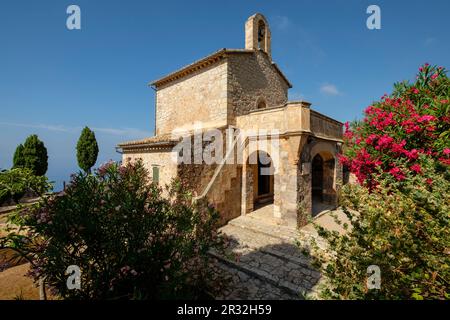 Oratorio, 1877, Monasterio de Miramar,Valldemossa, Maiorca, isole Baleari, Spagna. Foto Stock