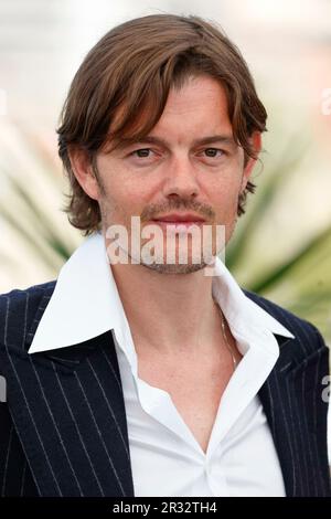 Sam Riley si presenta alla fotocellula Firebrand durante il Festival del Cinema di Cannes del 76th al Palais des Festivals di Cannes, in Francia, il 22 maggio 2023. Foto Stock