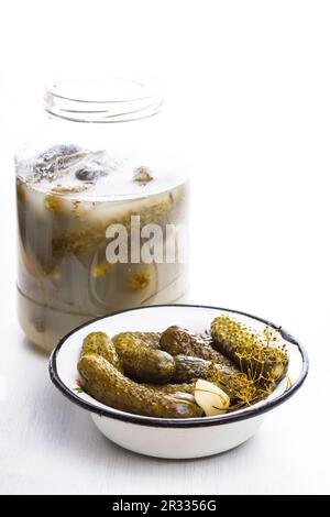 Cetriolo salato Foto Stock