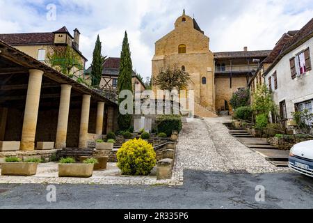 Eglise Saint Martin, Plazac, Nouvelle Aquitaine, Francia, l'edificio è classificato come monumento storico il 6 giugno 2005 Foto Stock