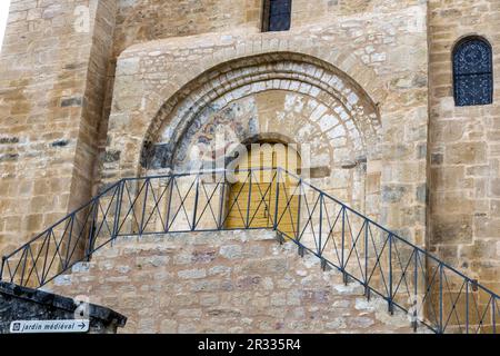 Eglise Saint Martin, Plazac, Nouvelle Aquitaine, Francia, l'edificio è classificato come monumento storico il 6 giugno 2005 Foto Stock