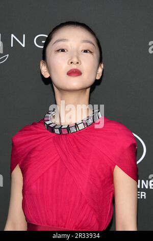 Cannes, Francia. 21st maggio, 2023. Zhou Dongyu - 2023 'Kering Women in Motion Award' durante il 76th° festival annuale di Cannes il 21 maggio 2023 a Cannes, Francia. (Foto di Lionel Urman/Sipa USA) Credit: Sipa USA/Alamy Live News Foto Stock