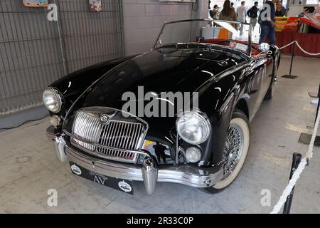 Auto d'epoca 1960 MGA Foto Stock