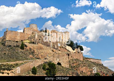 Famoso castello medievale nella città di Cardona, Barcellona, Catalogna, Spagna Foto Stock