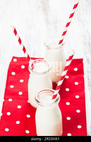 Latte in bottiglia Foto Stock