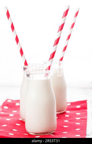 Latte in bottiglia Foto Stock