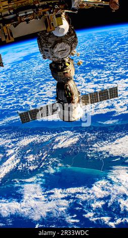 La Stazione spaziale Internazionale. Ottimizzazione digitale. Elementi della NASA Foto Stock