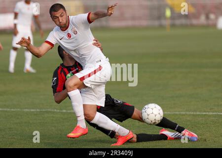 Budapest Honved vs Galatasaray partita di calcio Foto Stock