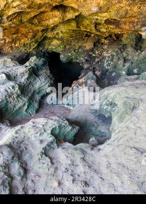 Le Grotte di Nuova Provvidenza le Bahamas Foto Stock