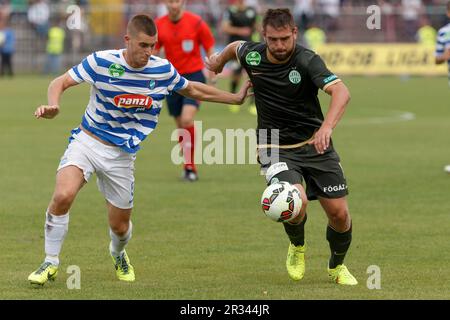 Partita di calcio MTK vs. Ferencvaros OTP Bank League Foto Stock