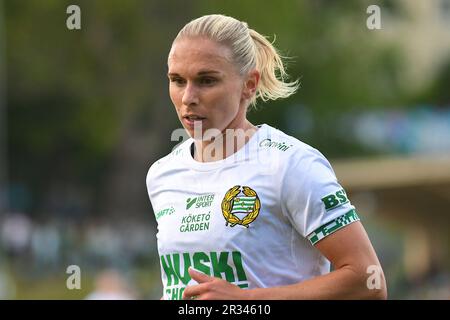 Stoccolma, Svezia. 22nd maggio, 2023. Stoccolma, Svezia, 22nd 2023 maggio: Jonna Andersson (25 Hammarby) nel gioco della Lega svedese OBOS Damallsvenskan il 22nd 2023 maggio tra Hammarby IF e FC Rosengard a Hammarby IP a Stoccolma, Svezia (Peter Sonander/SPP) Credit: SPP Sport Press Photo. /Alamy Live News Foto Stock