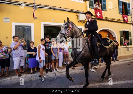 Caragol de Santa Clara, Fiestas de Sant Joan. Ciutadella.,Menorca Islas Baleares,España. Foto Stock