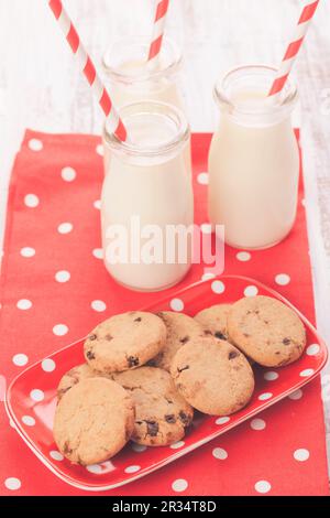 Latte in bottiglia Foto Stock