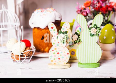 Coniglietto di pasqua arredamento Foto Stock