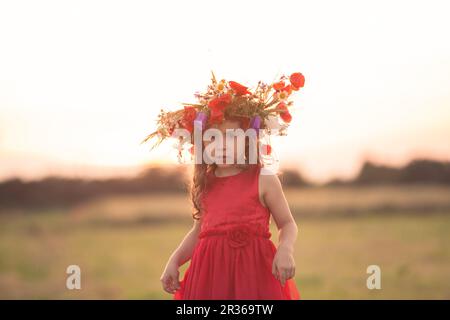 In ballo nel campo Foto Stock