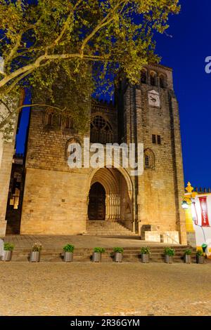 Catedral, -Basílica Sé Catedral de Nossa Senhora da Assunçao-,siglo XIII,,Evora Alentejo,Portogallo, Europa. Foto Stock
