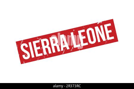 Vettore sigillo Sierra Leone in gomma Illustrazione Vettoriale