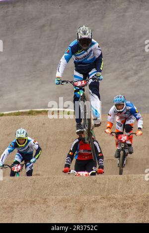 Campionati belgi di BMX 2017 Foto Stock