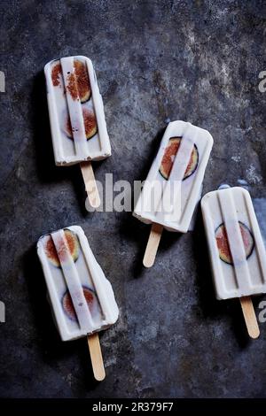 Il Cocco fig ghiaccioli Foto Stock