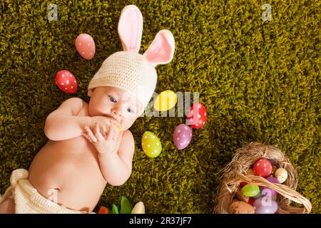 Baby coniglietto di Pasqua Foto Stock