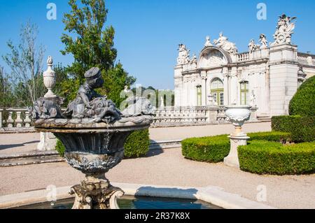Giardini, Royal Estate Palazzo di Queluz, costa di Lisbona, Portogallo Foto Stock