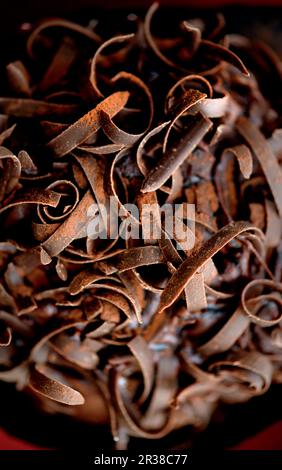 Rotoli di cioccolato (primo piano) Foto Stock