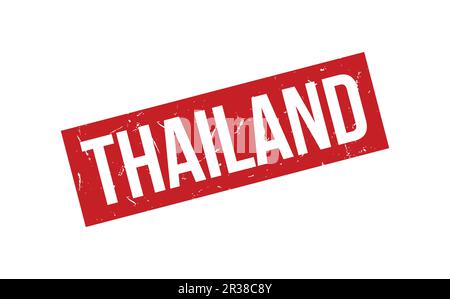 Thailand Rubber Stamp Seal Vector Illustrazione Vettoriale