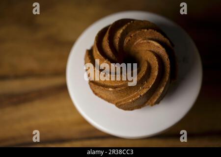 Una mini torta di noci Foto Stock