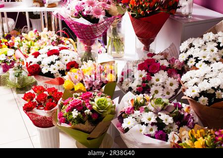Concetto di negozio di fiori Foto Stock