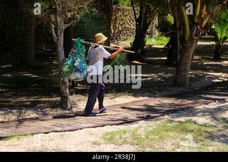 Inquinamento degli oceani Foto Stock