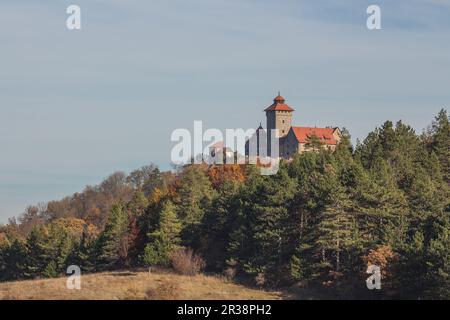 Wachsenburg in autunno Foto Stock