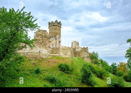 Castello di Mühlburg, uno dei cosiddetti castelli di Drei Gleichen a Mühlberg, comune di Drei Gleichen, Turingia, Germania. Foto Stock