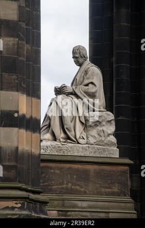 Memoriale A Sir Walter Scott Edimburgo Foto Stock