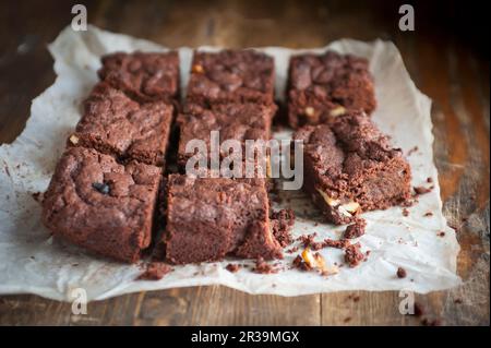 Brownie al cioccolato Foto Stock