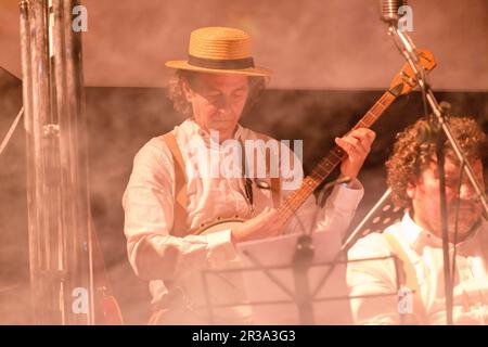 Sarrual Jazz Mort, concierto aniversario 25 años, Teatre del Mar, palma, Mallorca, Isole baleari, Spagna. Foto Stock