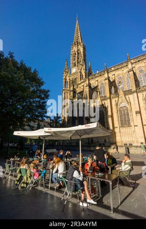 catedral del Buen Pastor de San Sebastián , siglo XIX, San Sebastian, Guipuzcoa, Euzkadi, Spagna. Foto Stock