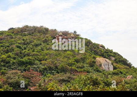 Casa sulla collina Foto Stock