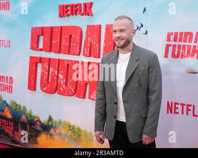 Los Angeles, Stati Uniti. 22nd maggio, 2023. Jonathan Koensgen arriva alla prima FUBAR di Netflix di Los Angeles che si tiene al Grove di Los Angeles, CA lunedì 22 maggio 2023. (Foto di Sthanlee B. Mirador/Sipa USA) Credit: Sipa USA/Alamy Live News Foto Stock