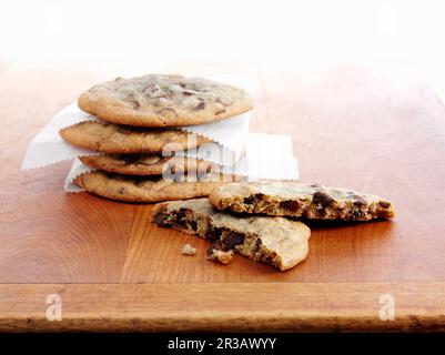 Biscotti al cioccolato Foto Stock